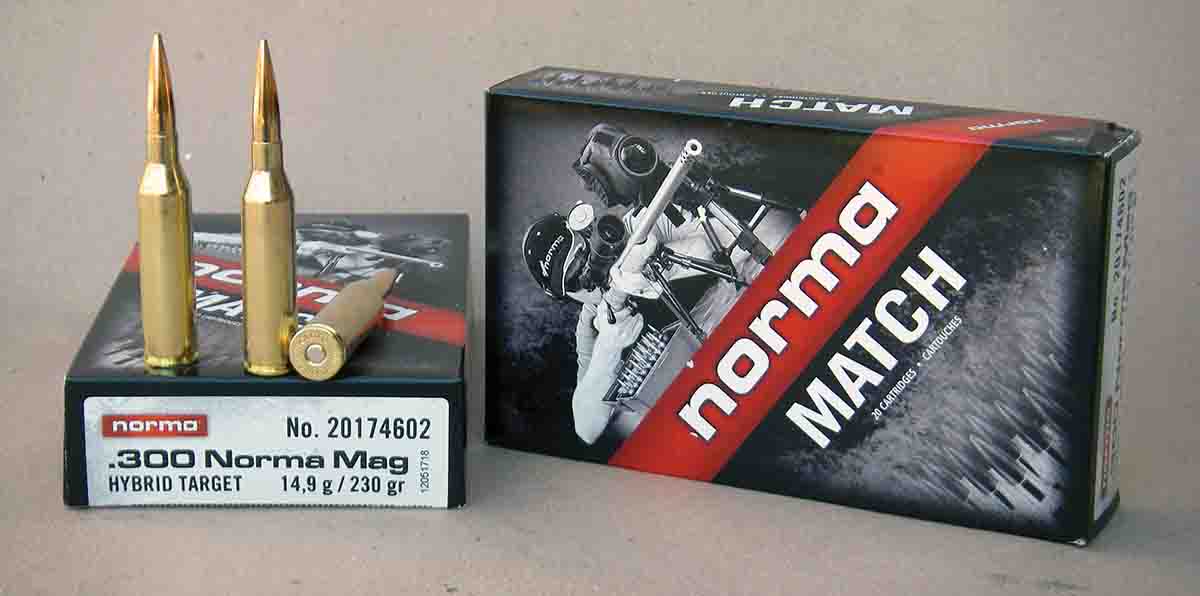 Norma offers high-performance, .300 Norma Magnum factory loads designed to optimize long-range accuracy.